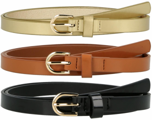 ABOUT YOU Opasky  hnedá / zlatá / čierna