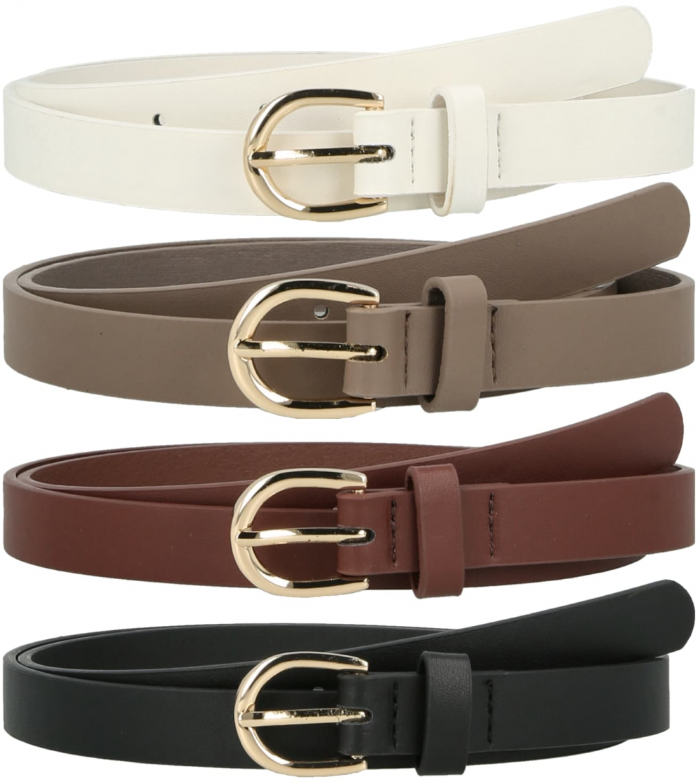 ABOUT YOU Opasky  hnedá / tmavošedá / čierna / biela