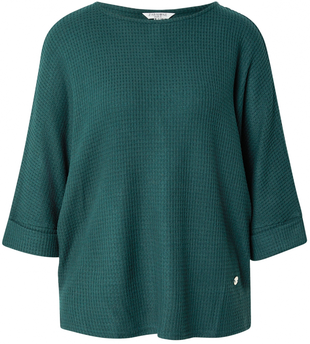 ZABAIONE Tričko 'Pe44tula'  smaragdová