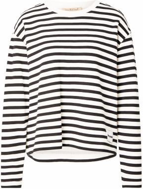 Smith&Soul Tričko  čierna / biela