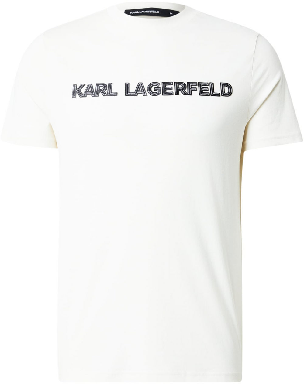 Karl Lagerfeld Tričko  šampanské / čierna