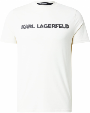 Karl Lagerfeld Tričko  šampanské / čierna