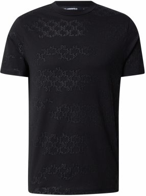 Karl Lagerfeld Tričko  antracitová / čierna