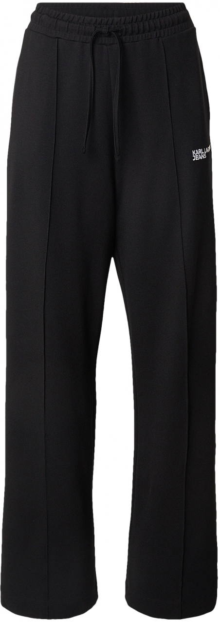 KARL LAGERFELD JEANS Nohavice 'MILANO'  čierna