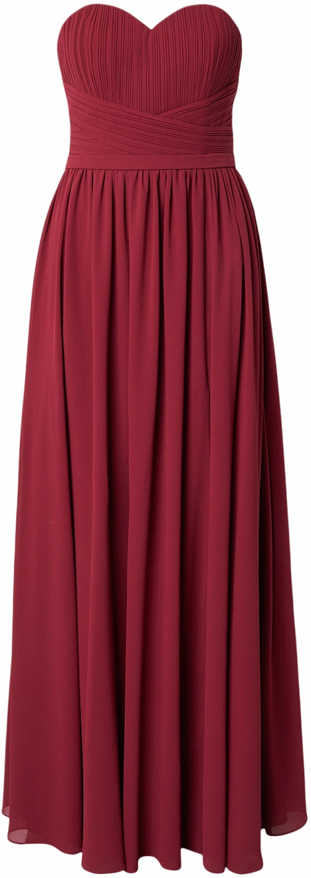 mascara Večerné šaty  farba lesného ovocia