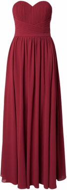 mascara Večerné šaty  farba lesného ovocia