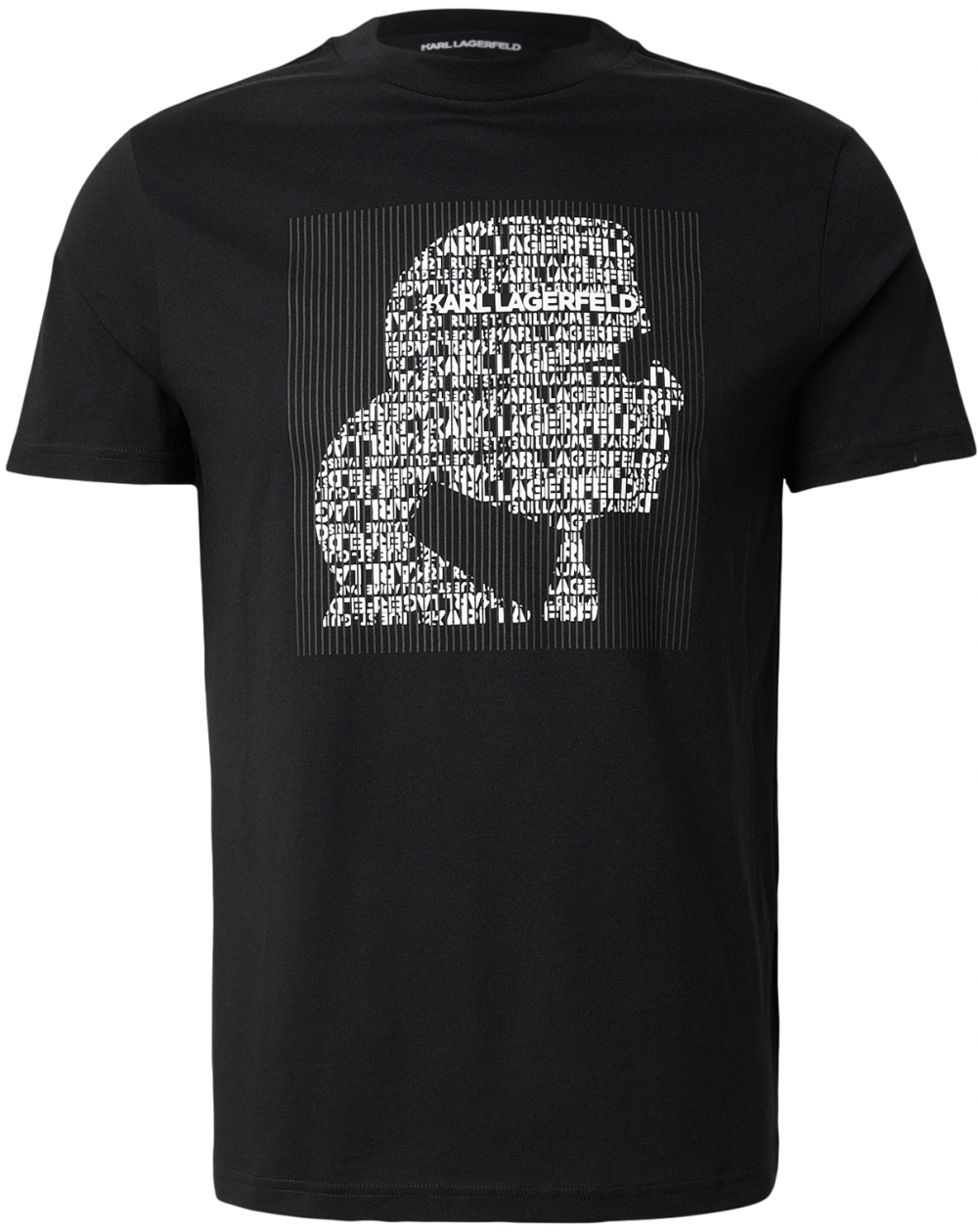 Karl Lagerfeld Tričko  grafitová / čierna / biela