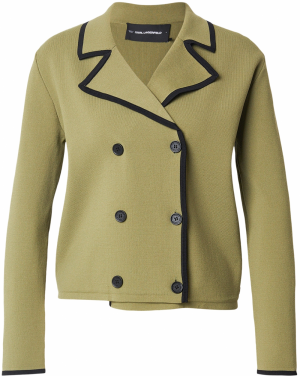 Karl Lagerfeld Kardigán  olivová / čierna