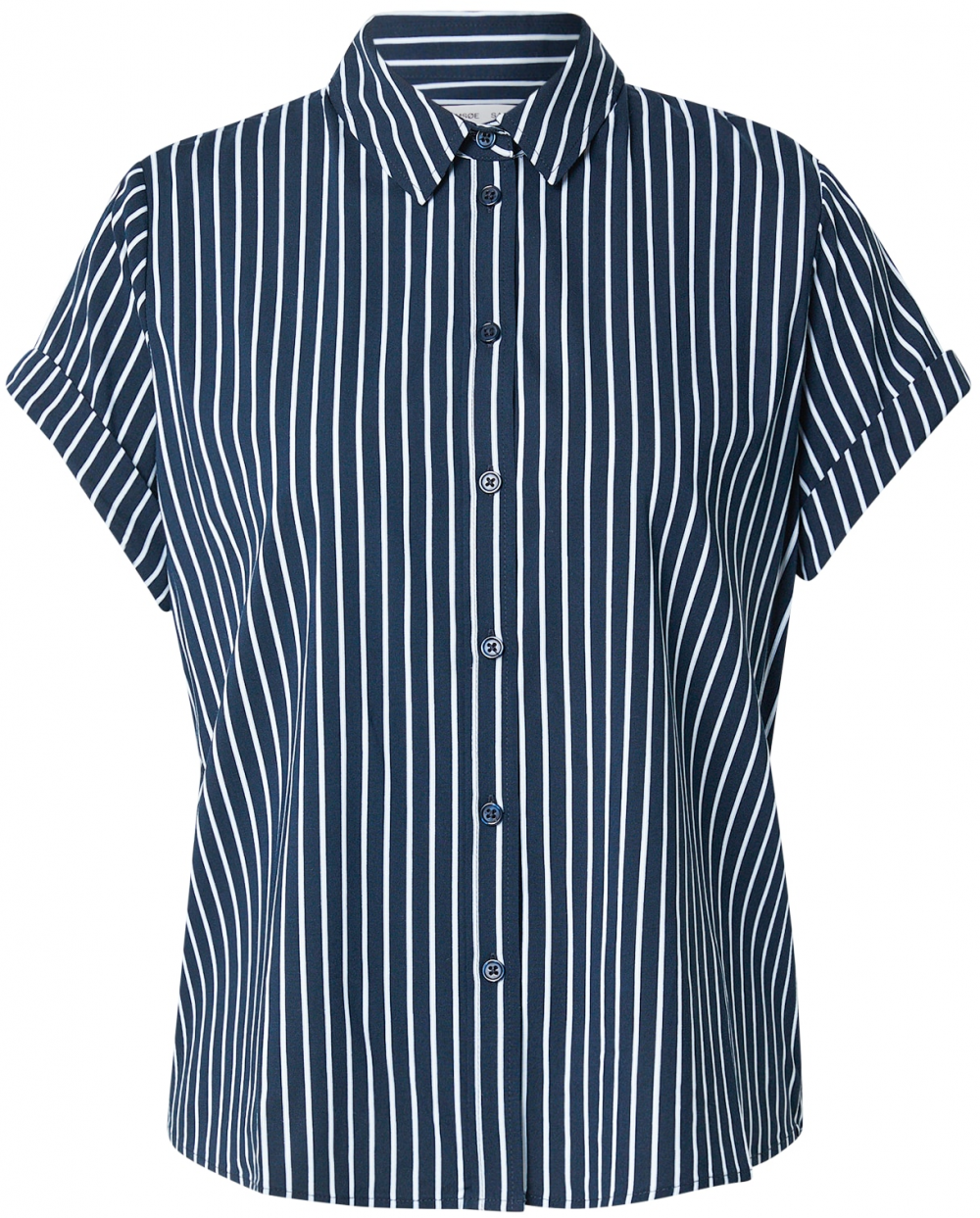 Samsøe Samsøe Blúzka 'Majan'  námornícka modrá / biela