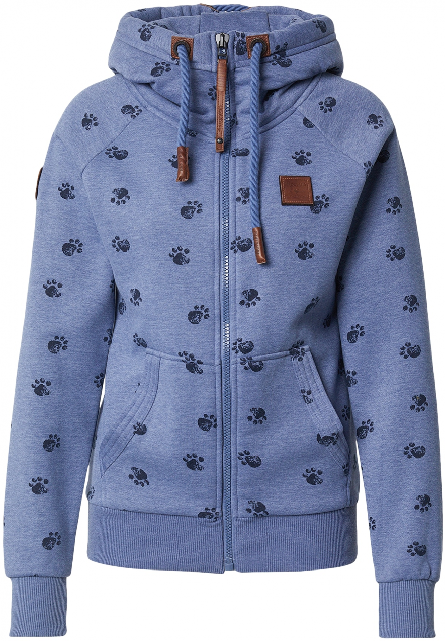 naketano Tepláková bunda  námornícka modrá / opálová