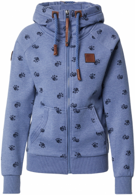 naketano Tepláková bunda  námornícka modrá / opálová