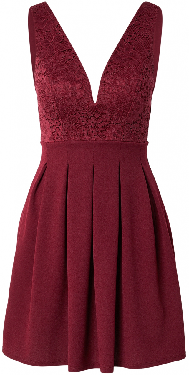 WAL G. Kokteilové šaty  farba lesného ovocia