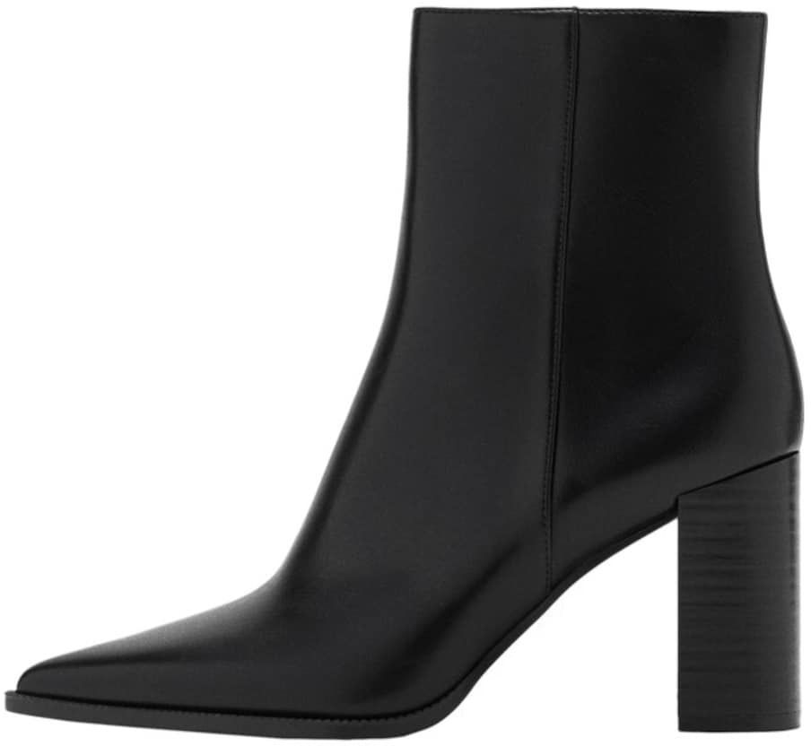 MANGO Členkové čižmy 'Nino'  čierna