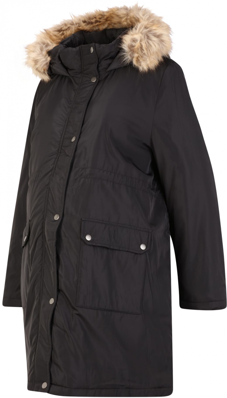 Mamalicious Curve Prechodná parka  hnedá / čierna