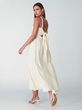 Willa Večerné šaty 'Liliana'  čierna / biela ako vlna