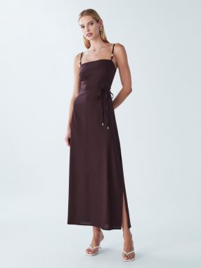 BWLDR Letné šaty 'Beatriz'  čokoládová