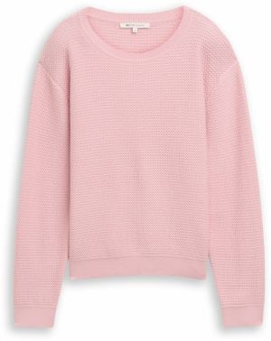 TOM TAILOR DENIM Sveter  ružová