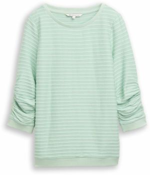 TOM TAILOR DENIM Mikina  mätová / pastelovo zelená