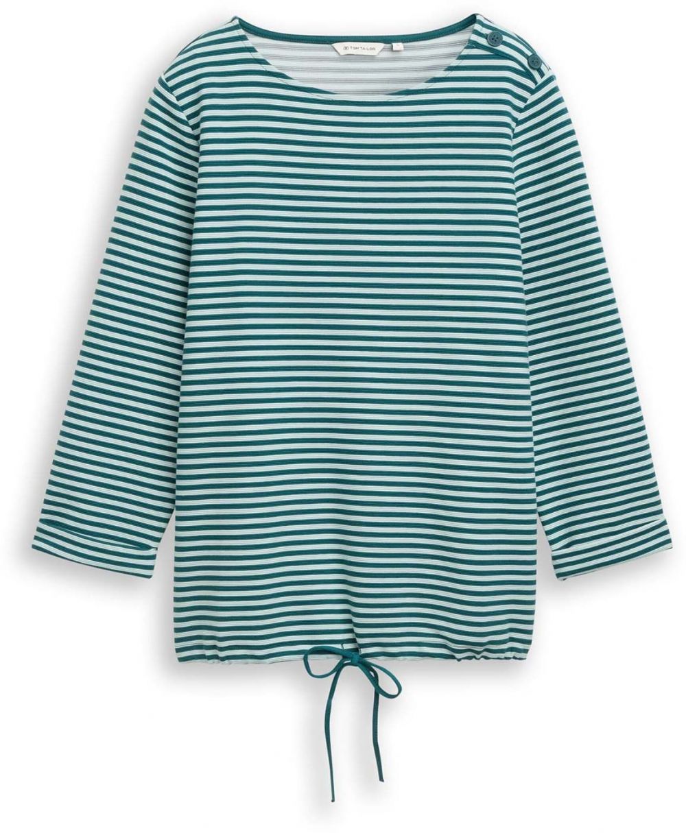 TOM TAILOR Tričko  smaragdová / mätová