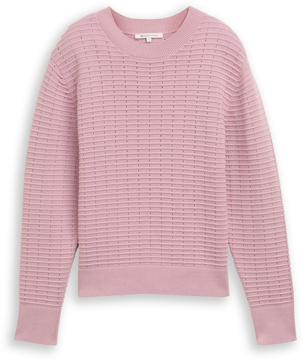TOM TAILOR DENIM Sveter  ružová
