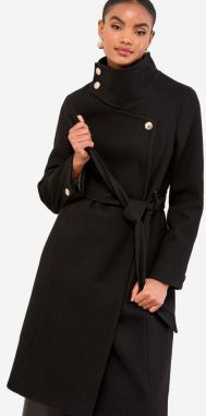 Lipsy Prechodný kabát  čierna