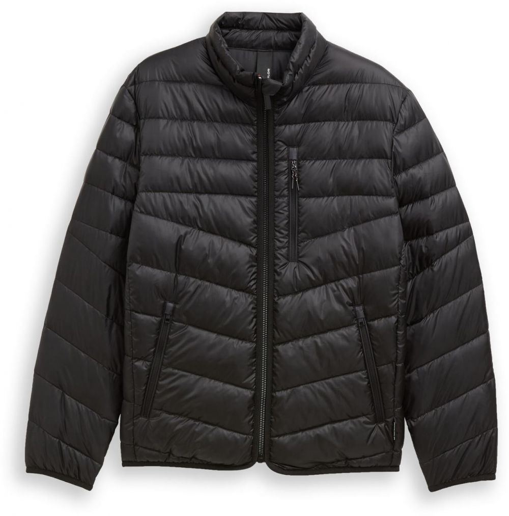 TOM TAILOR Prechodná bunda  čierna