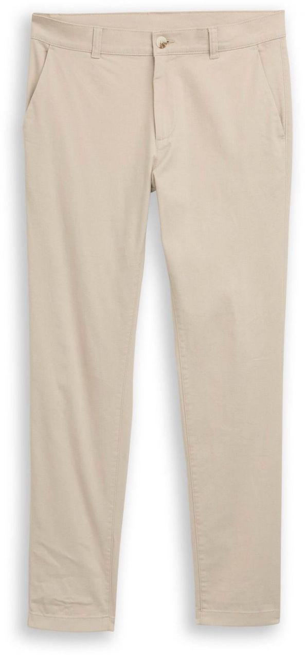 TOM TAILOR Chino nohavice  nebielená