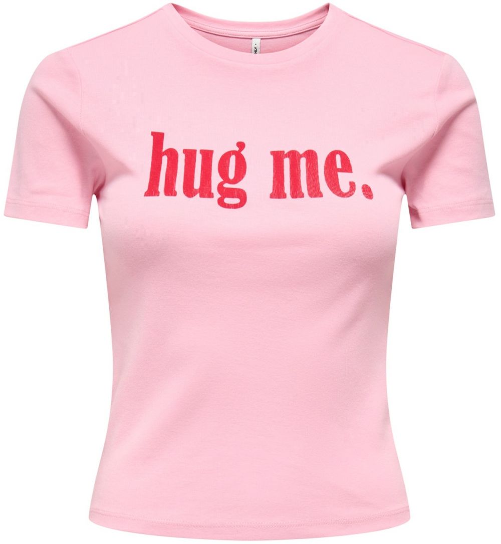 ONLY Tričko 'ONLKIRA'  fuksia / ružová