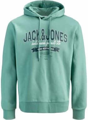 JACK & JONES Mikina  mätová / jedľová / biela