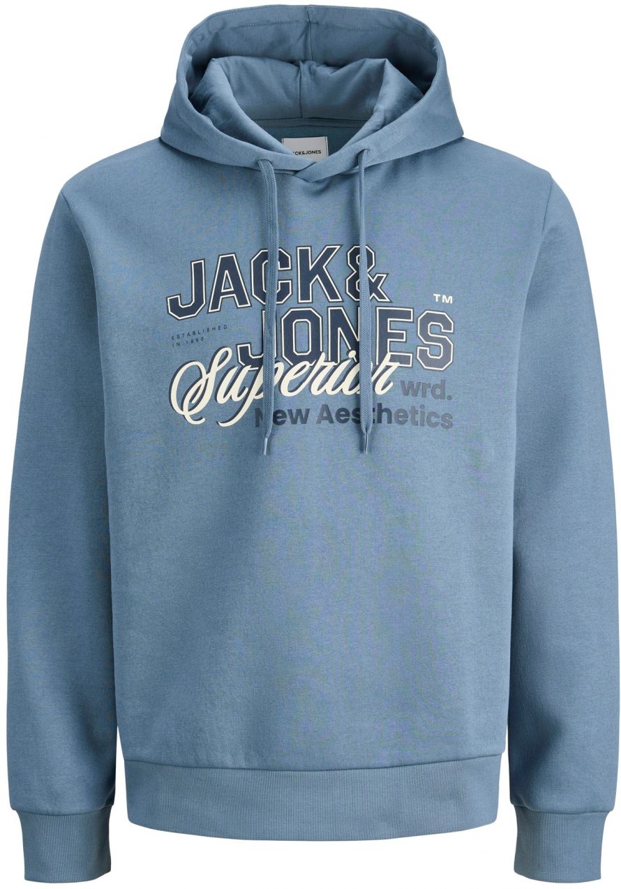 JACK & JONES Mikina  námornícka modrá / opálová / biela