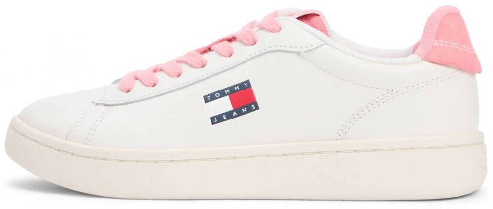 Tommy Jeans Nízke tenisky 'ARCHIVE' 98'  ružová / biela