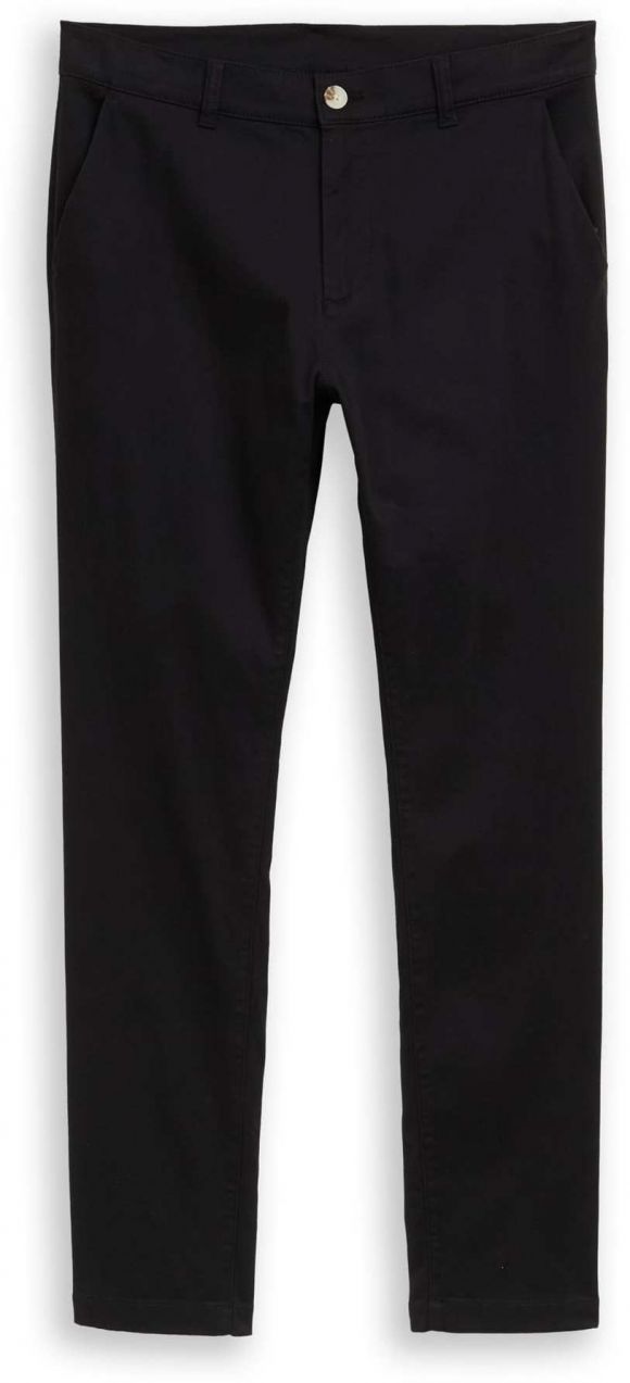 TOM TAILOR Chino nohavice  čierna