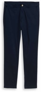 TOM TAILOR Chino nohavice  tmavomodrá