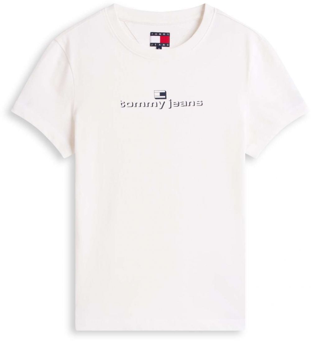 Tommy Jeans Tričko 'ESS'  námornícka modrá / biela