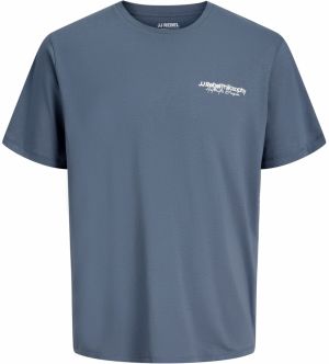 JJ Rebel Tričko 'JREBZACK'  sivá / biela