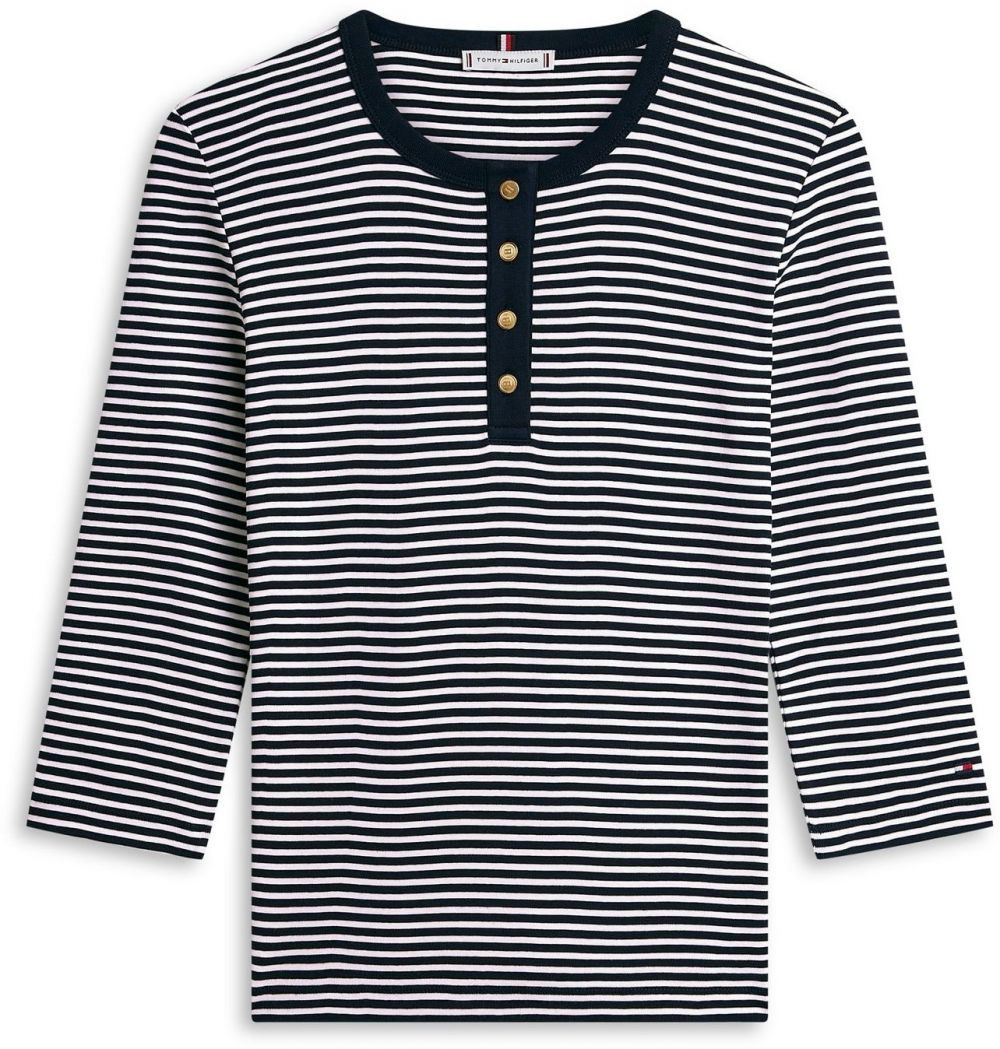 TOMMY HILFIGER Tričko  námornícka modrá / biela