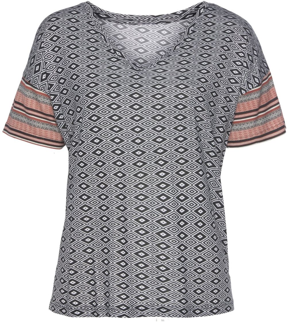 VIVANCE Tričká na spanie 'Dreams'  oranžová / čierna / biela