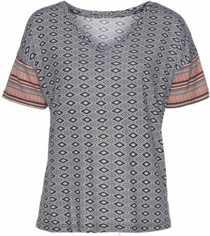 VIVANCE Tričká na spanie 'Dreams'  oranžová / čierna / biela