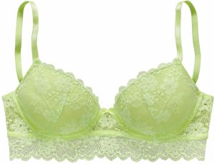 VIVANCE Podprsenka  svetlozelená / šedobiela