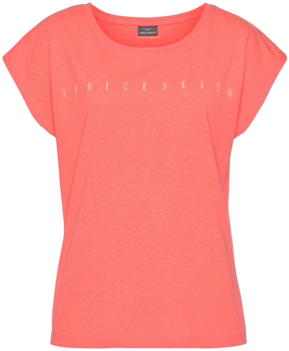 VENICE BEACH Tričko  marhuľová / koralová