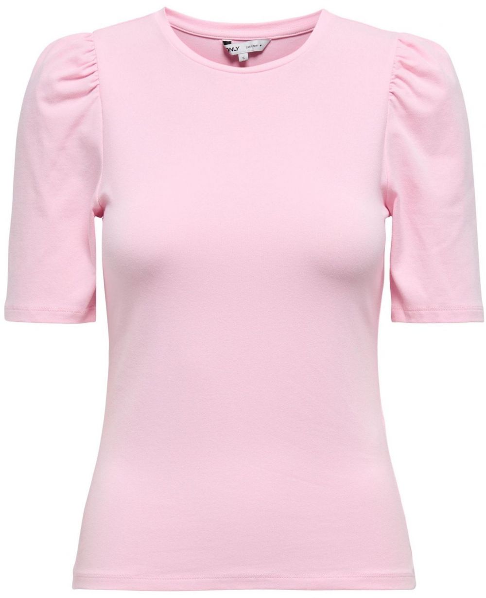 ONLY Tričko 'ONLLive Love'  ružová