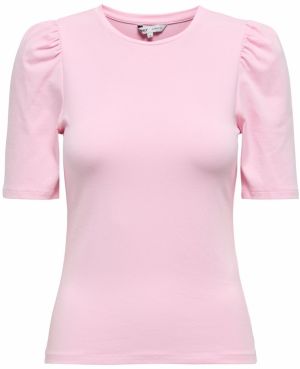 ONLY Tričko 'ONLLive Love'  ružová