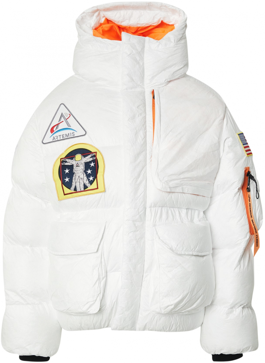 ALPHA INDUSTRIES Zimná bunda 'Nasa Artemis'  biela