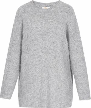 usha FESTIVAL Oversize sveter  svetlosivá