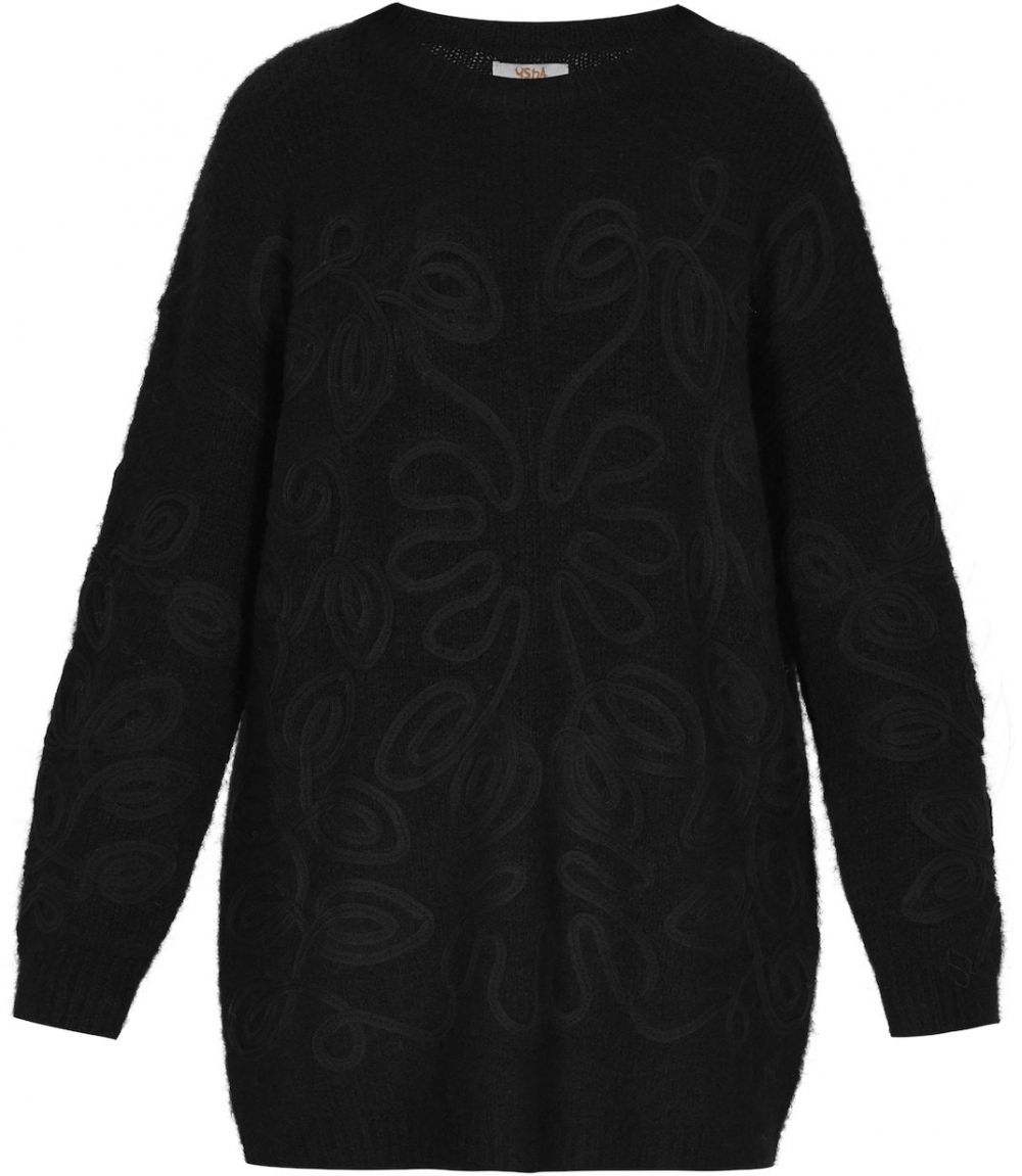 usha FESTIVAL Oversize sveter  čierna