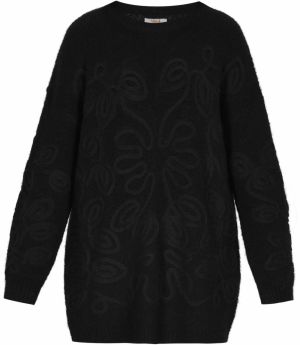 usha FESTIVAL Oversize sveter  čierna