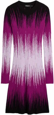 Desigual Šaty  červená / čierna / biela