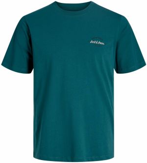 Jack & Jones Plus Tričko 'JJBRANDON'  smaragdová