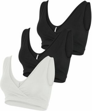 MAMALICIOUS Podprsenka 'MLMelisa'  čierna / biela