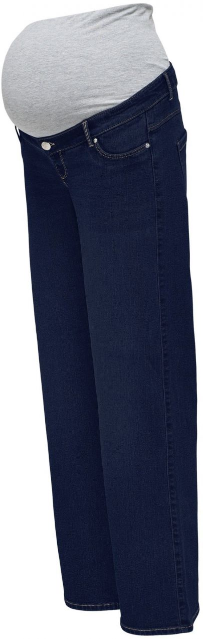 Only Maternity Džínsy 'OLMSNOW'  modrá denim / sivá melírovaná